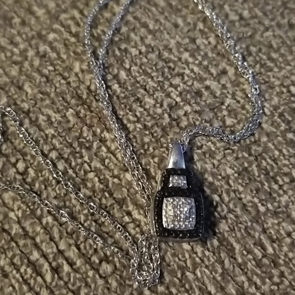 SUN Solid 925 SS with White Gold Overlay Genuine Diamonds - Picture 12 of 16